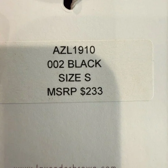 Lavender Brown NEW Madelyn Black Strapless Midi Dress size small - Picture 7 of 9